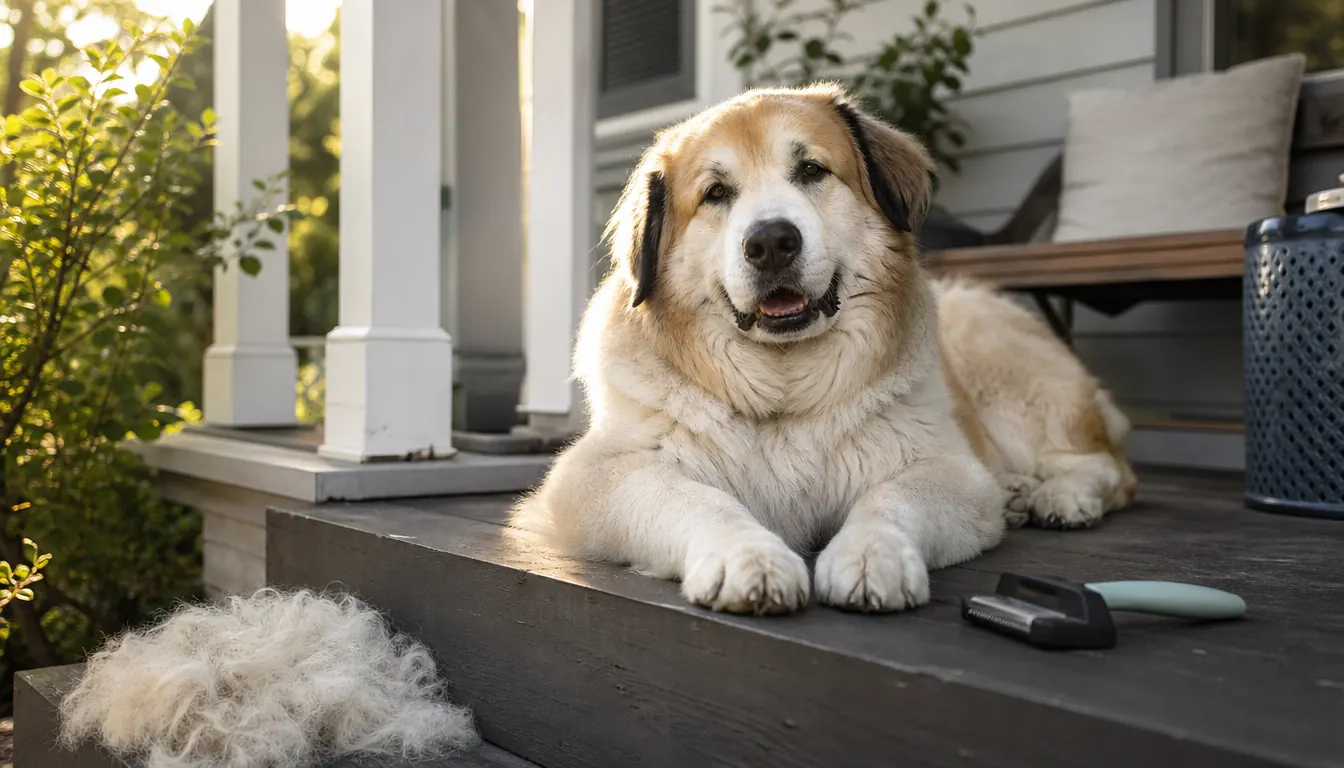 FURminator Review: Months of Weekly Brushing on a Shedding Shepherd Mix