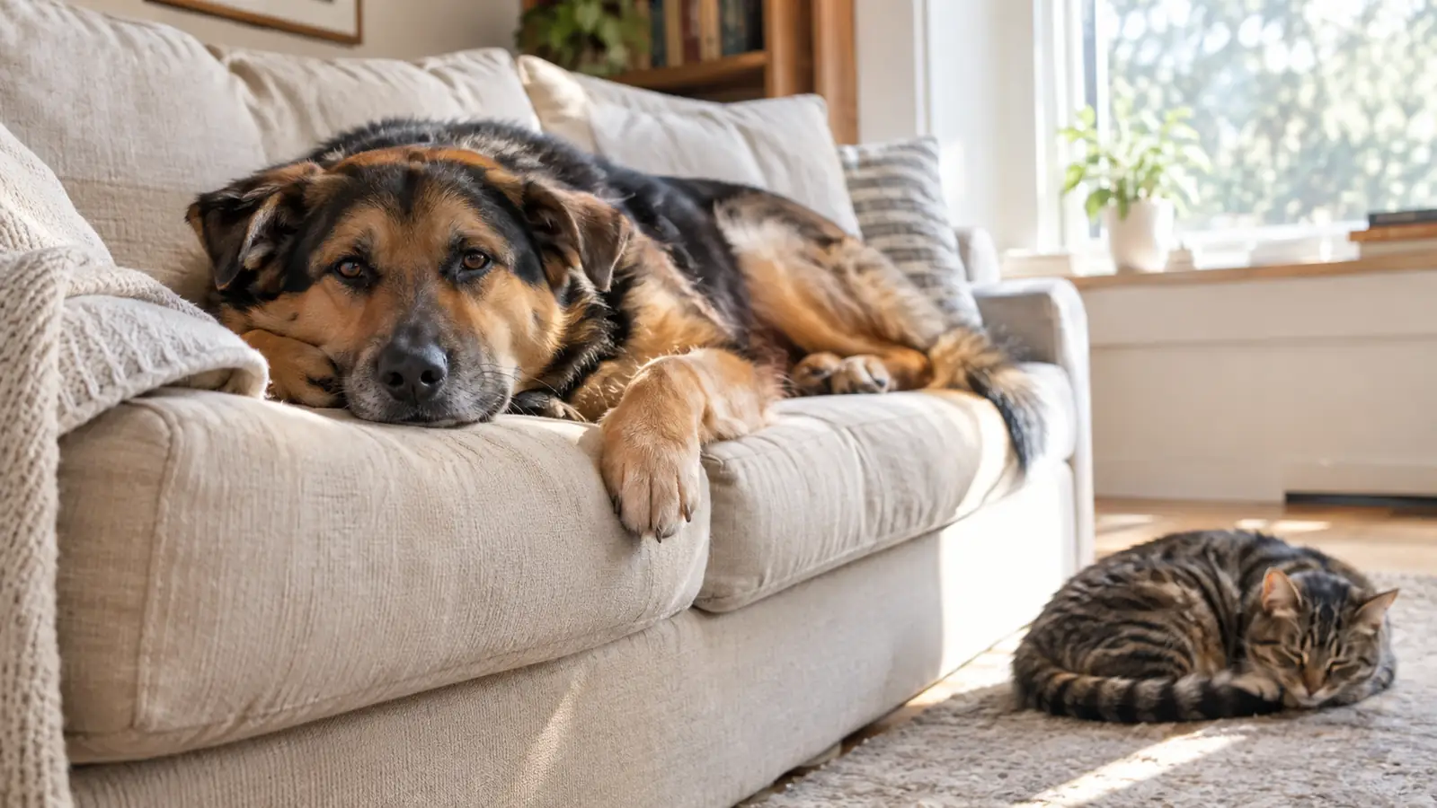 How the FURminator Saved My Sofa From Shepherd Fur