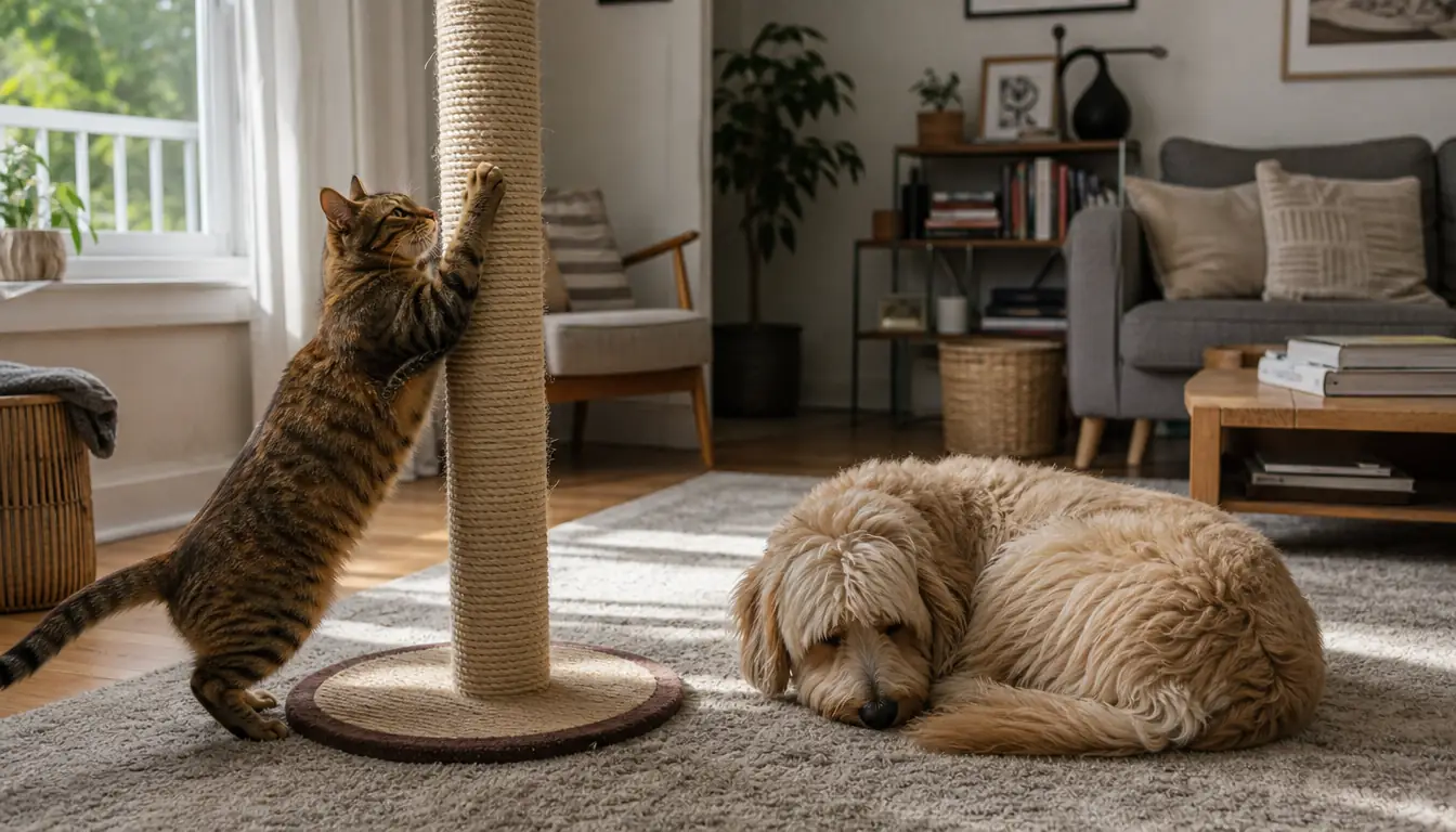 How to Train a Cat to Use a Scratching Post