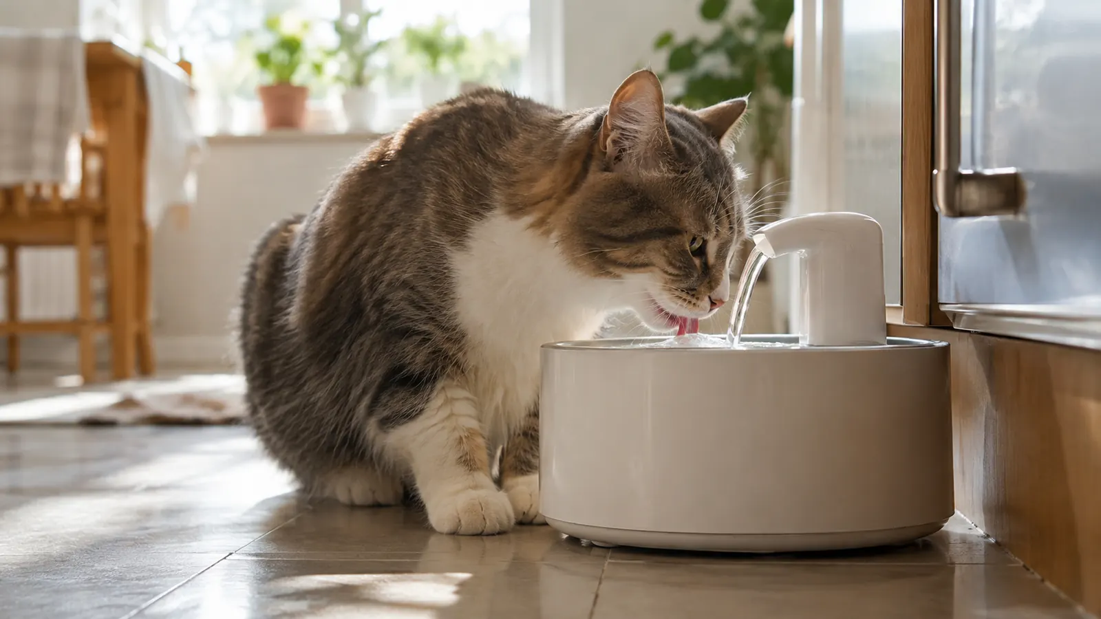 Why My Tabby Finally Started Drinking From the Veken Fountain